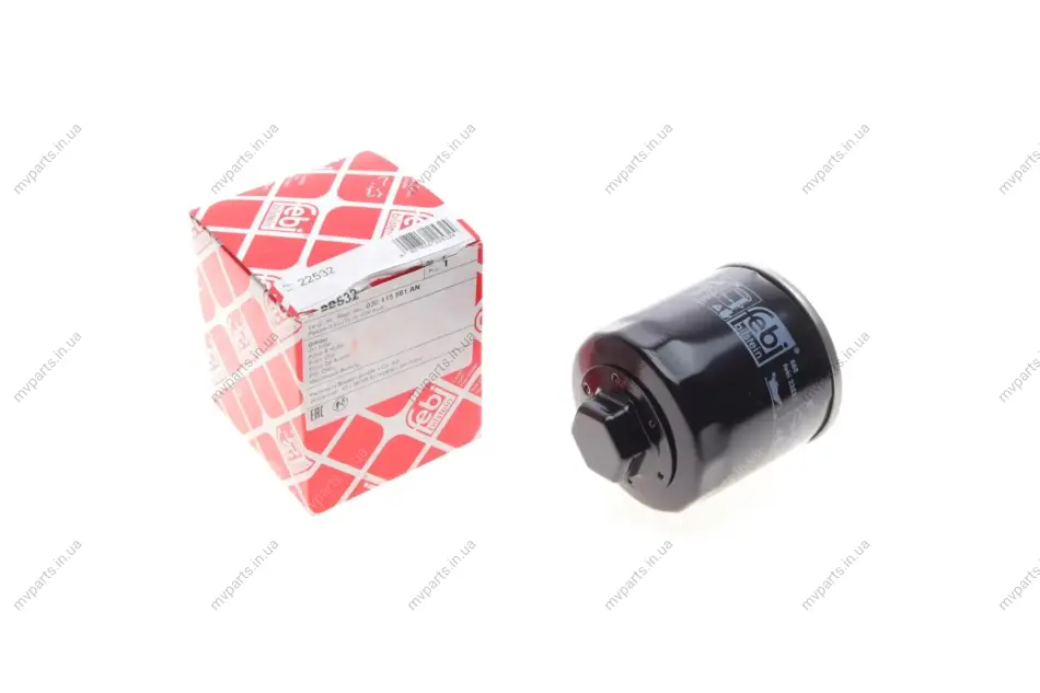 Фільтр масляний VW Caddy II 1.4/1.6i / Golf IV/V/Seat FEBI BILSTEIN 22532 (фото 1)