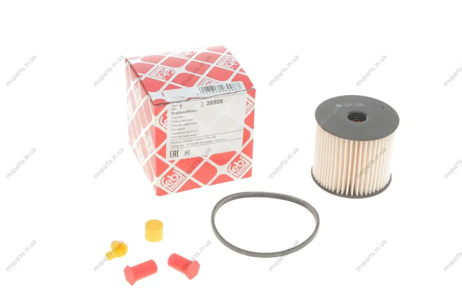 Фільтр паливний Citroen Berlingo/Jumpy/Fiat Scudo/Peugeot Partner 2.0HDi (сис-ма Siemens) 99- FEBI BILSTEIN 26908 (фото 1)