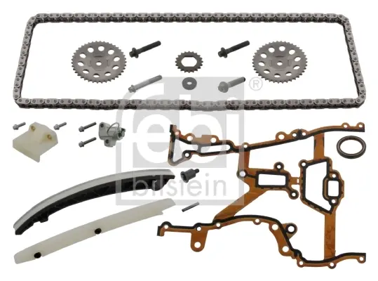 Комплект ланцюга OPEL Z10XE/Z12XE/Z14XEP із шестернями. (вир-во FEBI) FEBI BILSTEIN 33082 (фото 1)