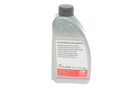 Олива трансмісійна ATF Tiptronic VAG (1L) (оригінальне тільки для 6 східчастих АКПП) (жовте) FEBI BILSTEIN 34608