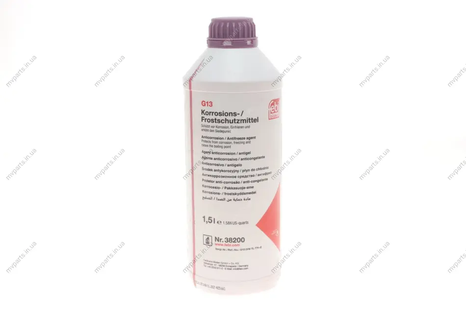 Антифриз (фіолетовий) G13 (1,5 л) FEBI BILSTEIN 38200 (фото 1)