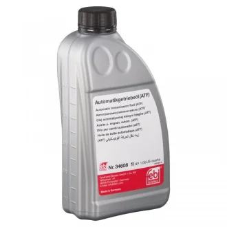 Олива трансмісійна ATF Tiptronic VAG (5L) (оригінал тільки для 6 східчастих АКПП) (жовтий) FEBI BILSTEIN 38935