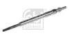 Свічка розжарювання Citroen/Peugeot/Ford 1.4-2.0HDI 08- (4.4V) FEBI BILSTEIN 39515 (фото 1)