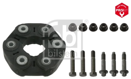 Муфта кардана еластична BMW 1 (E81/82/87/88) 3 (E90/91) 5 (F10/F11) X1 (E84) X3 (F25) 04-11 (ззаду) FEBI BILSTEIN 43520
