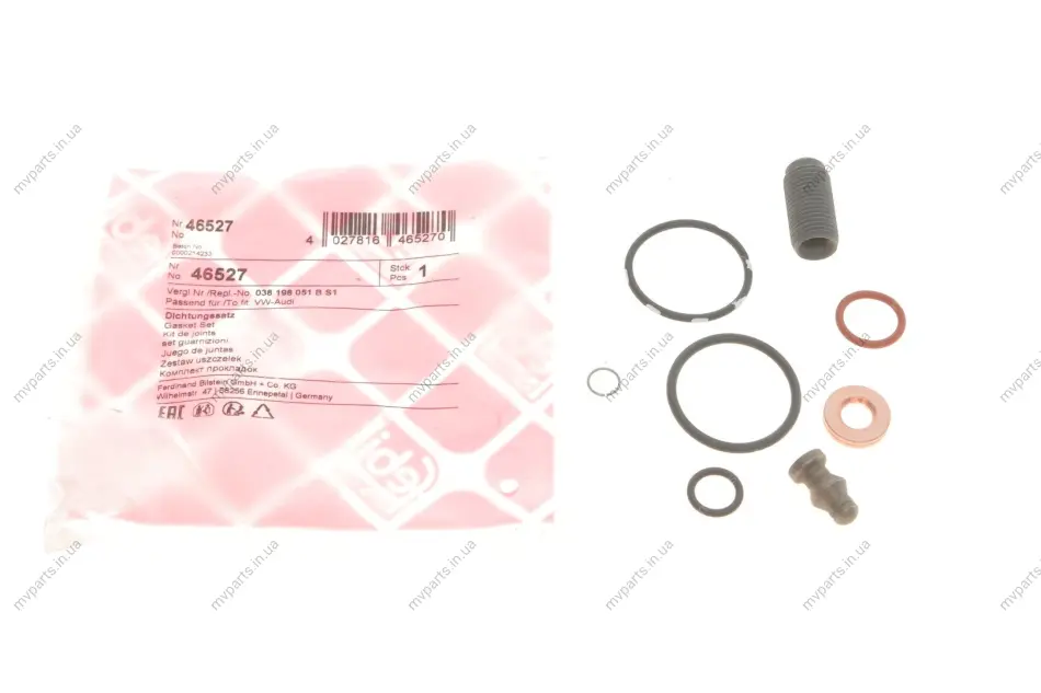 Ремкомплект форсунки VW T5/Caddy 1.9TDI/2.0SDI 03- FEBI BILSTEIN 46527 (фото 1)