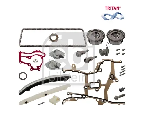 Комплект ланцюга ГРМ Opel Astra J/Corsa D/Chevrolet Aveo 1.2-1.4 09- FEBI BILSTEIN 49455 (фото 1)
