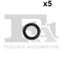 Прокладка турбіни ущільнююча VW Golf V-VII/Passat B6-B8/T5/T6 2.0 90- (9.5x2.5) (к-кт 5шт) FA1 076.402.005 Fischer Automotive One (FA1) 076-402-005 (фото 1)