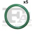 Прокладка патрубка інтеркулера ущільнююча BMW X5 (E70/F15) 12- (44.4x5.33) N47/N57 (к-кт 5шт) FA1 076.554.005 Fischer Automotive One (FA1) 076-554-005 (фото 1)