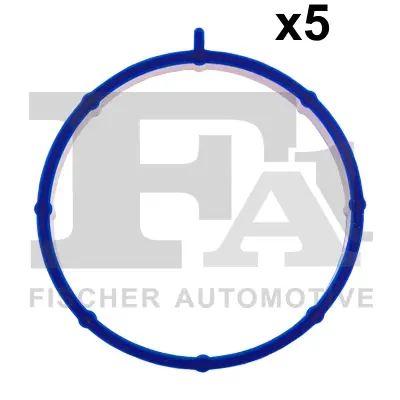 Прокладка патрубка інтеркулера ущільнююча Ford Transit 2.2 TDCi 11-14 (51.5x56.3x5.6) (к-кт 5шт) FA1 076.597.005 Fischer Automotive One (FA1) 076-597-005 (фото 1)