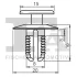 Кліпса кріплення облицювання (к-кт 5 шт) BMW/MB/Mitsubishi/Smart/Volvo 90- FA1 10-20002.5 Fischer Automotive One (FA1) 10-20002-5 (фото 2)
