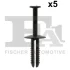 Заклепка розпірна (к-кт 5 шт) BMW 7 (E38)/X5 (E53) 94-06 FA1 10-20009.5 Fischer Automotive One (FA1) 10-20009-5 (фото 1)
