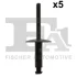 Заклепка кріплення підкрила (к-кт 5 шт) BMW 3 (E90/E91/E92/E93) 06-13 FA1 10-20020.5 Fischer Automotive One (FA1) 10-20020-5 (фото 1)