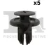 Кліпса кріплення підкрильника (к-кт 5 шт) BMW FA1 10-30008.5 Fischer Automotive One (FA1) 10-30008-5 (фото 1)