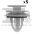 Кліпса кріплення обшивки/молдингів (к-кт 5шт) BMW 5 (F10/F11) 09-16 FA1 10-40012.5 Fischer Automotive One (FA1) 10-40012-5 (фото 1)