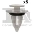 Кліпса кріплення молдингу BMW X5 (E70/F15) 06-18 (біла) (к-кт 5 шт) FA1 10-40015.5 Fischer Automotive One (FA1) 10-40015-5 (фото 1)