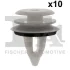 Кліпса кріплення обшивки (к-кт 10шт) BMW 3 (E90-E92)/5 (E60/F07)/7 (F01-F04)/X5 (E71/E72) 97- FA1 10-40016.10 Fischer Automotive One (FA1) 10-40016-10 (фото 1)