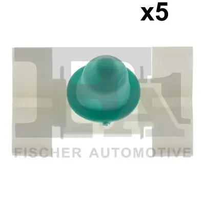 Кліпса кріплення (к-т 5 шт) BMW 3 (E36/E46) 91-05 M40/M43/M44/M50/M52/M57/N42/N46 FA1 10-40040.5 Fischer Automotive One (FA1) 10-40040-5 (фото 1)