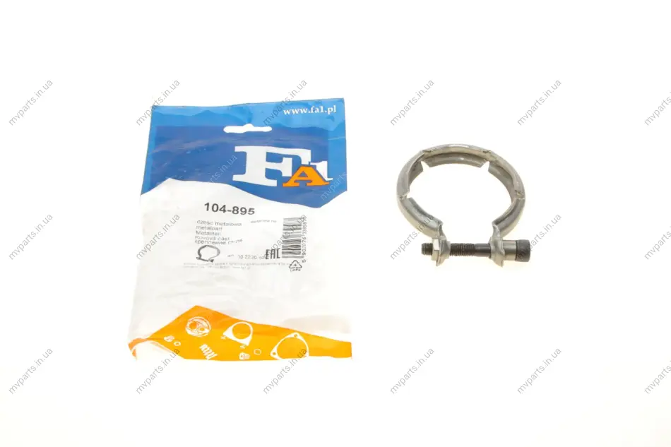 Хомут глушника BMW 3 (F30/F80)/5 (F10/G30/F90) 11- B47/N47 FA1 Fischer Automotive One (FA1) 104-895 (фото 1)