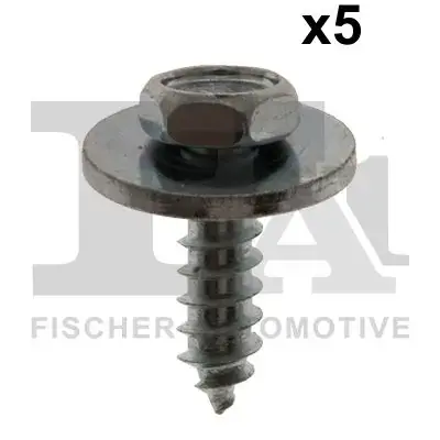 Гвинт саморізний (кріплення деталей кузова) BMW (4.8x15) (к-кт 5шт) (оцинкований) FA1 10-70001.5 Fischer Automotive One (FA1) 10-70001-5 (фото 1)