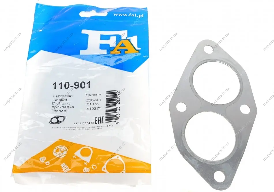 Прокладка труби вихлопної Audi 100/90/80/VW Passat 1.6-2.2 76-01 FA1 Fischer Automotive One (FA1) 110-901 (фото 1)