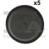 Заглушка планки вітрового скла (к-кт 5шт) VW Caddy 03- FA1 11-10024.5 Fischer Automotive One (FA1) 11-10024-5 (фото 1)