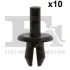 Кліпса кріплення обшивки (к-кт 10шт) Audi/Skoda/VW FA1 11-20009.10 Fischer Automotive One (FA1) 11-20009-10 (фото 1)