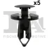 Кліпса кріплення обшивки (к-кт 5 шт) VW Golf V-VIII/Passat B6-B8 06-12 FA1 11-20020.5 Fischer Automotive One (FA1) 11-20020-5 (фото 1)