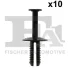 Кліпса кріплення обшивки (к-кт 10 шт) MB/VAG/BMW (чорна) FA1 11-20021.10 Fischer Automotive One (FA1) 11-20021-10 (фото 1)