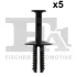 Кліпса кріплення обшивки (к-кт 5 шт) MB/VAG/BMW (чорна) FA1 11-20021.5 Fischer Automotive One (FA1) 11-20021-5 (фото 1)