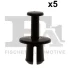 Кліпса (пістон) кріплення (к-кт 5шт) Audi/VW/Skoda/Seat/BMW (d=8mm/L=11mm) FA1 11-20026.5 Fischer Automotive One (FA1) 11-20026-5 (фото 1)