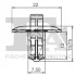 Кліпса кріплення підкрила (к-кт 5шт) Audi Q5/Q7/Q8/VW Touareg 09- FA1 11-20033.5 Fischer Automotive One (FA1) 11-20033-5 (фото 2)