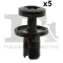 Кліпса кріплення (к-кт 5 шт) Audi/Citroen/Dacia/Ford/Opel/Peugeot/Renault/Toyota/VW FA1 11-30002.5 Fischer Automotive One (FA1) 11-30002-5 (фото 1)