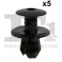 Кліпса кріплення обшивки (к-кт 5 шт) VW Golf VI/VPassat B5/B6/B7/T4/T5/T6 97- FA1 11-30008.5 Fischer Automotive One (FA1) 11-30008-5 (фото 1)