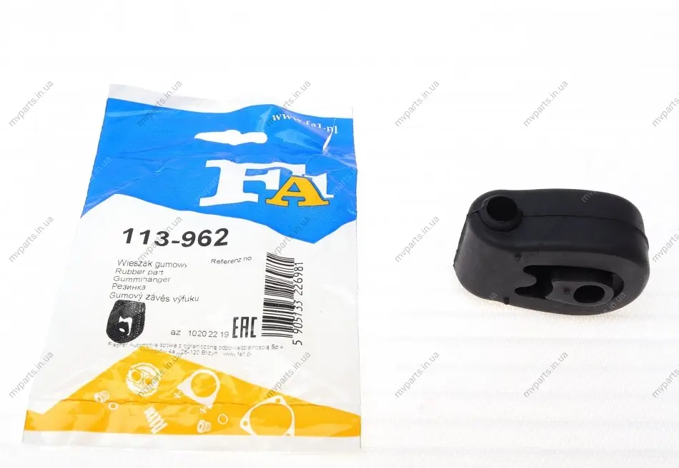 Гумка глушника VW T4 90-03 FA1 Fischer Automotive One (FA1) 113-962 (фото 1)