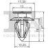 Кліпса кріплення обшивки дверей (к-кт 10 шт) VW T5/T6 03 FA1 11-40003.10 Fischer Automotive One (FA1) 11-40003-10 (фото 2)
