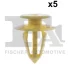 Кліпса кріплення обшивки дверей (к-кт 5 шт) VW T5/T6 03 FA1 11-40003.5 Fischer Automotive One (FA1) 11-40003-5 (фото 1)
