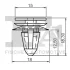 Кліпса кріплення обшивки (к-кт 5 шт) BMW FA1 11-40011.5 Fischer Automotive One (FA1) 11-40011-5 (фото 2)