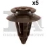 Кліпса кріплення решітки радіатора (к-кт 5 шт) Audi A6 94-97 FA1 11-40012.5 Fischer Automotive One (FA1) 11-40012-5 (фото 1)