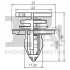 Кліпса кріплення обшивки (к-кт 5шт) Audi A3/A4/Seat Exeo 01-13 FA1 11-40024.5 Fischer Automotive One (FA1) 11-40024-5 (фото 2)