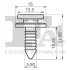 Кліпса кріплення облицювання VW Caddy/T5 03- FA1 11-40029.5 Fischer Automotive One (FA1) 11-40029-5 (фото 2)