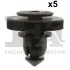Кліпса кріплення обшивки дверей (к-кт 5 шт) VW Caddy III/IV/T5 03-20 FA1 11-40035.5 Fischer Automotive One (FA1) 11-40035-5 (фото 1)