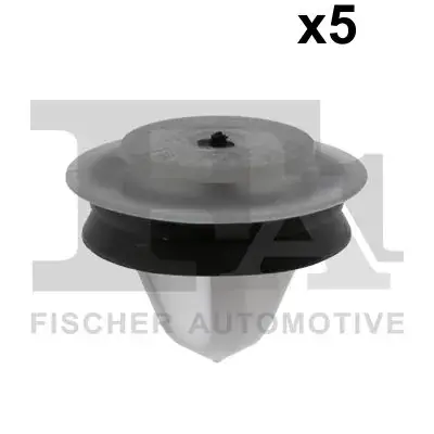 Кліпса кріплення молдинга (к-кт 5 шт) VW T5 03-18 FA1 11-40039.5 Fischer Automotive One (FA1) 11-40039-5 (фото 1)