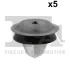 Кліпса кріплення молдинга (к-кт 5 шт) VW T5 03-18 FA1 11-40039.5 Fischer Automotive One (FA1) 11-40039-5 (фото 1)