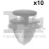 Кліпса кріплення обшивки (к-кт 10шт) Audi/Citroen/Peugeot/Renault/Skoda/VW/Volvo FA1 11-40045.10 Fischer Automotive One (FA1) 11-40045-10 (фото 1)