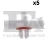Кліпса кріплення (к-кт 5шт) VW Golf 74-84/Audi 80 72-78 FA1 11-40046.5 Fischer Automotive One (FA1) 11-40046-5 (фото 1)
