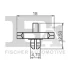 Кліпса кріплення (к-кт 5шт) VW Golf 74-84/Audi 80 72-78 FA1 11-40046.5 Fischer Automotive One (FA1) 11-40046-5 (фото 2)