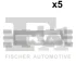 Кліпса кріплення накладки порога (к-кт 5шт) VW Caddy II 95-04 FA1 11-40057.5 Fischer Automotive One (FA1) 11-40057-5 (фото 1)
