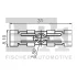 Кліпса кріплення накладки порога (к-кт 5шт) VW Caddy II 95-04 FA1 11-40057.5 Fischer Automotive One (FA1) 11-40057-5 (фото 2)