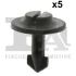 Кліпса кріплення шумоізоляції (к-кт 5шт) Audi 100/ A4/ A6 -11 FA1 11-40085.5 Fischer Automotive One (FA1) 11-40085-5 (фото 1)