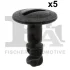 Кліпса кріплення (к-кт 5шт) Audi A6/ VW Passat 96-05 (папа) FA1 11-40088.5 Fischer Automotive One (FA1) 11-40088-5 (фото 1)